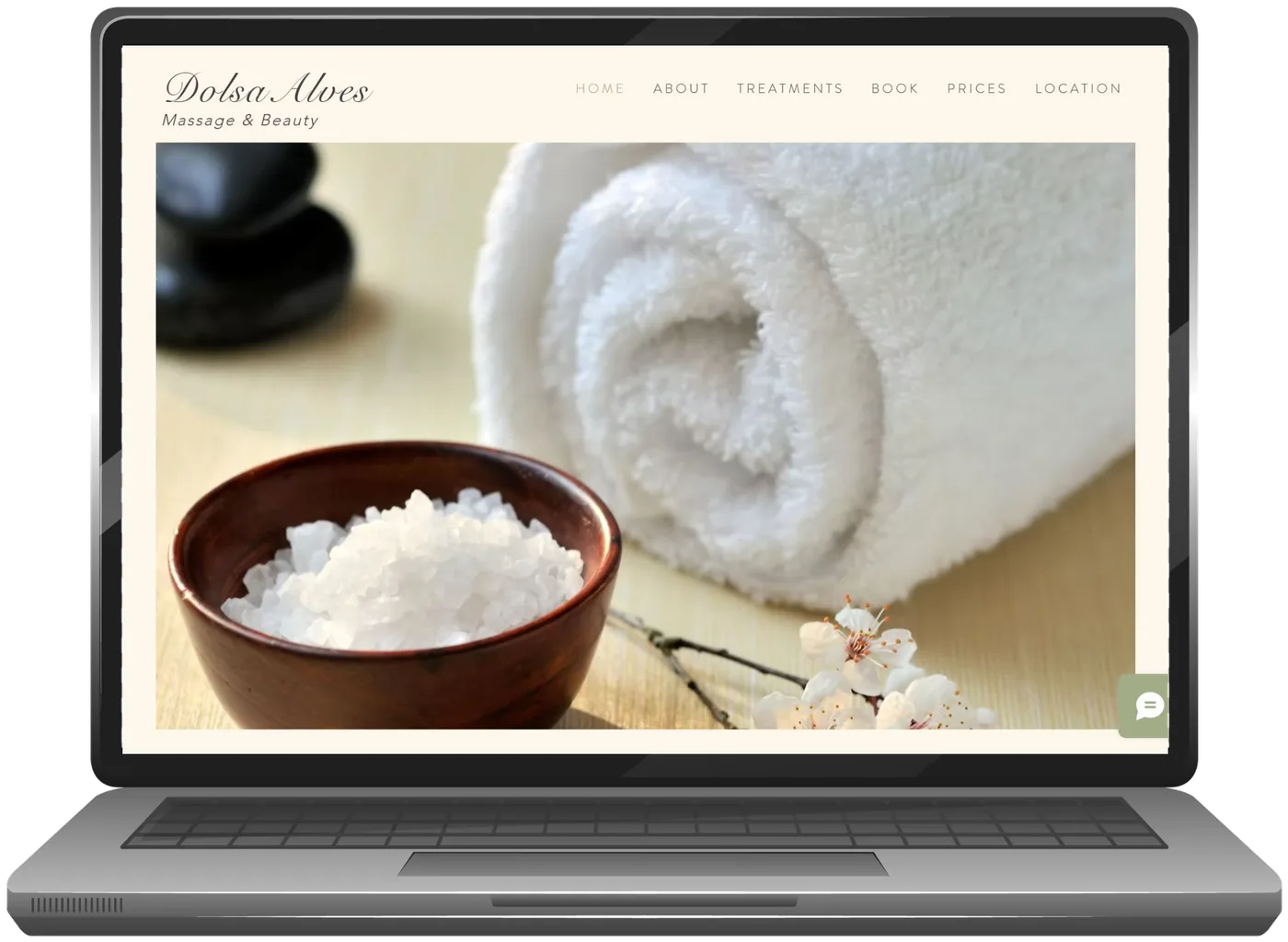 Dolsa Alves Massage & Beauty website